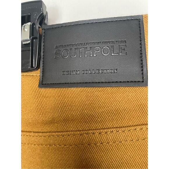 Vintage Southpole Authentic Collection Men’s Carpenter Jeans Brown SZ 40/32 Y2K - Picture 2 of 10